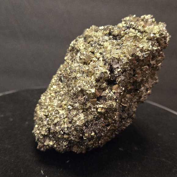 Raw Pyrite Cluster 3.75" Peru Pyrite Crystal Cubes In Matrix 512.5g SEE VIDEO - Picture 4 of 17